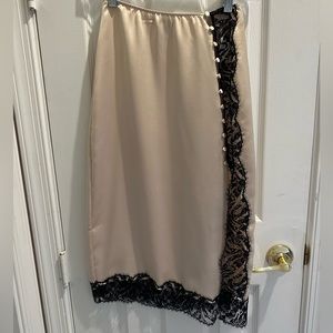 Y2K Victoria Secret Lace Split Skirt